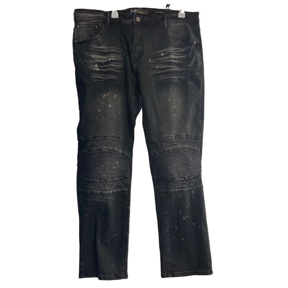 SWITCH Remarkable Slim Straight Men’s Gray‎ Jeans Size 38/32 New Distressed